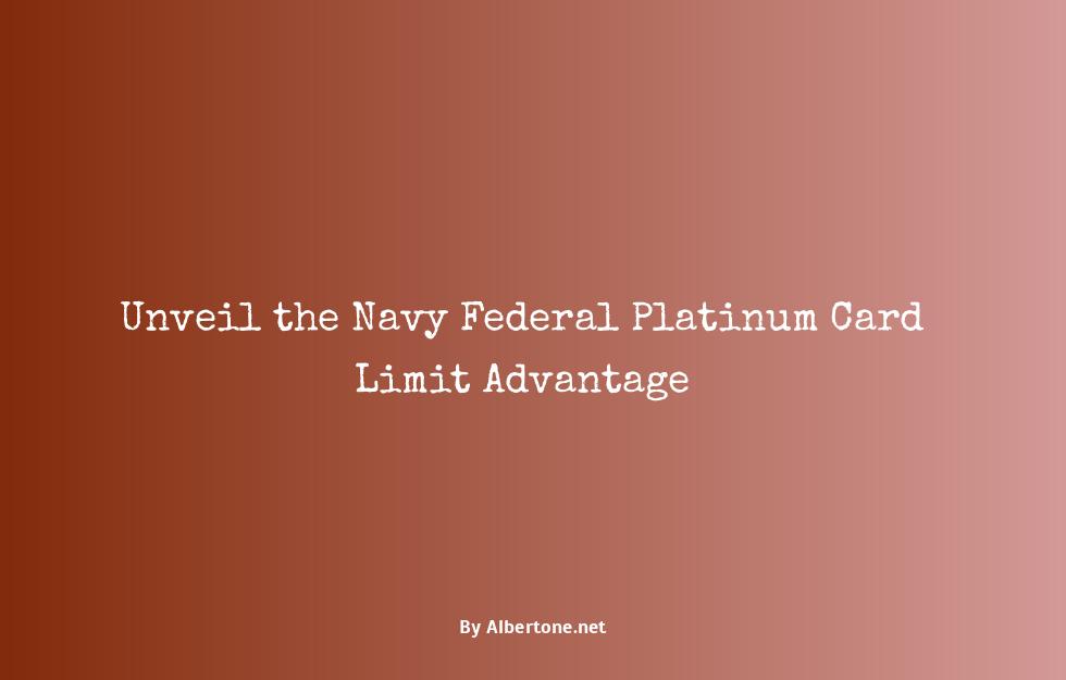 navy federal platinum credit card limit