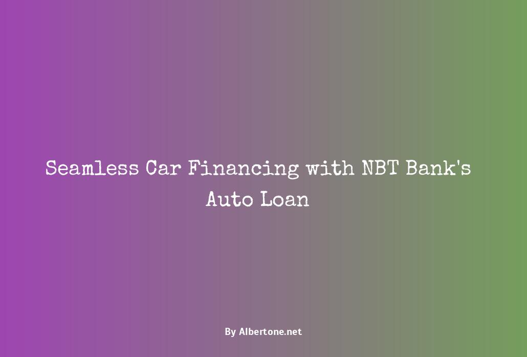 nbt bank car loan