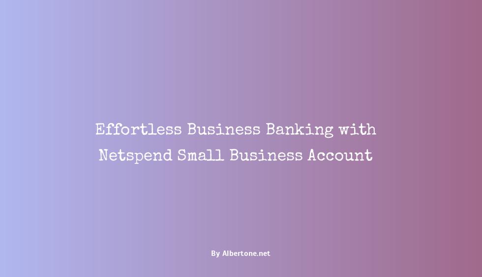 netspend small business account