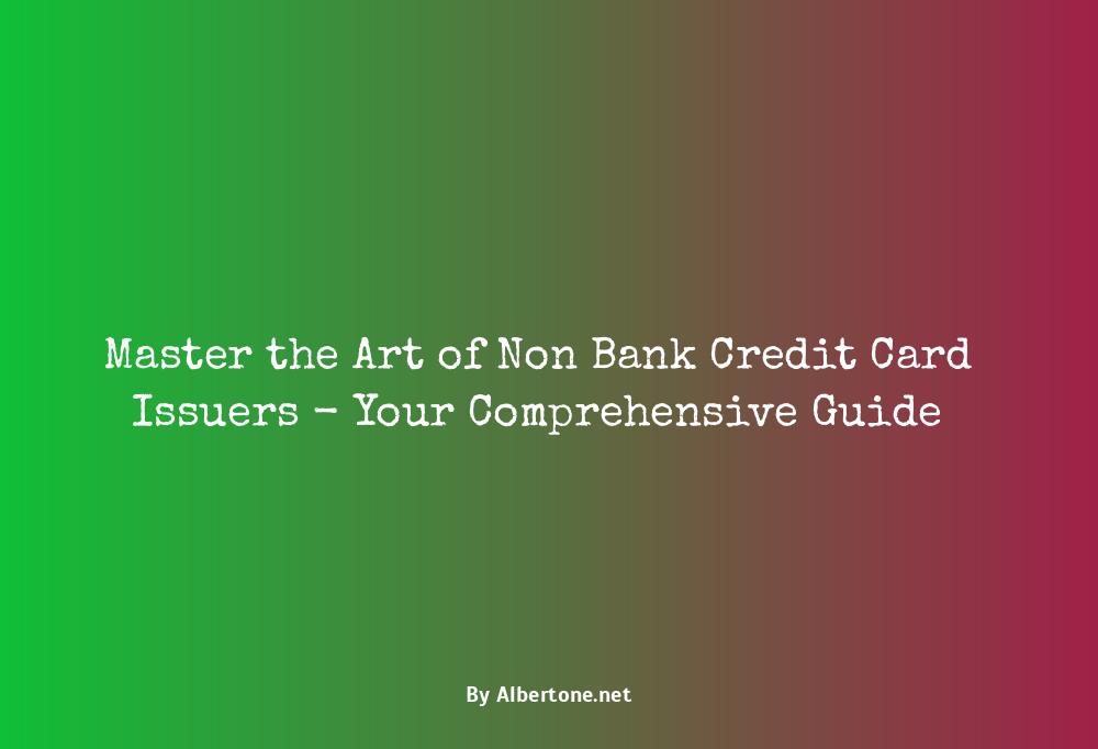 non bank credit card issuers