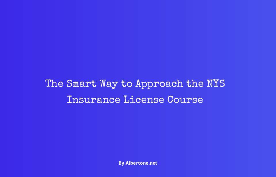 nys insurance license course