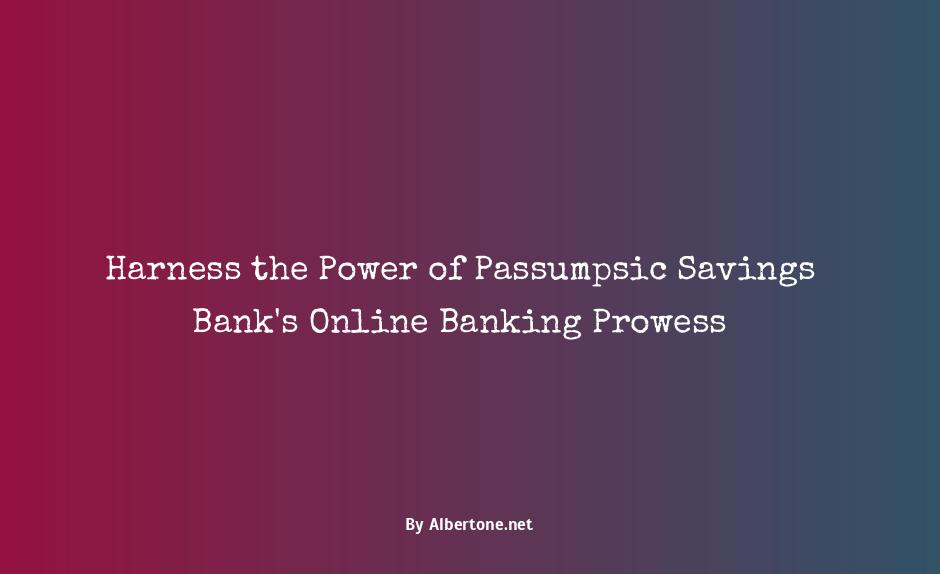 passumpsic savings bank online