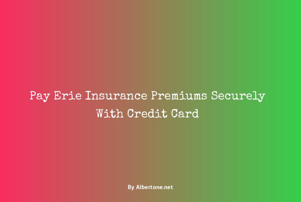 pay erie insurance with credit card