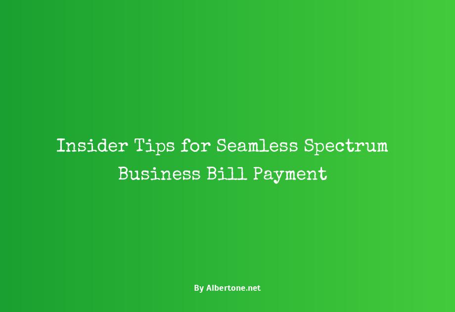 pay spectrum business bill