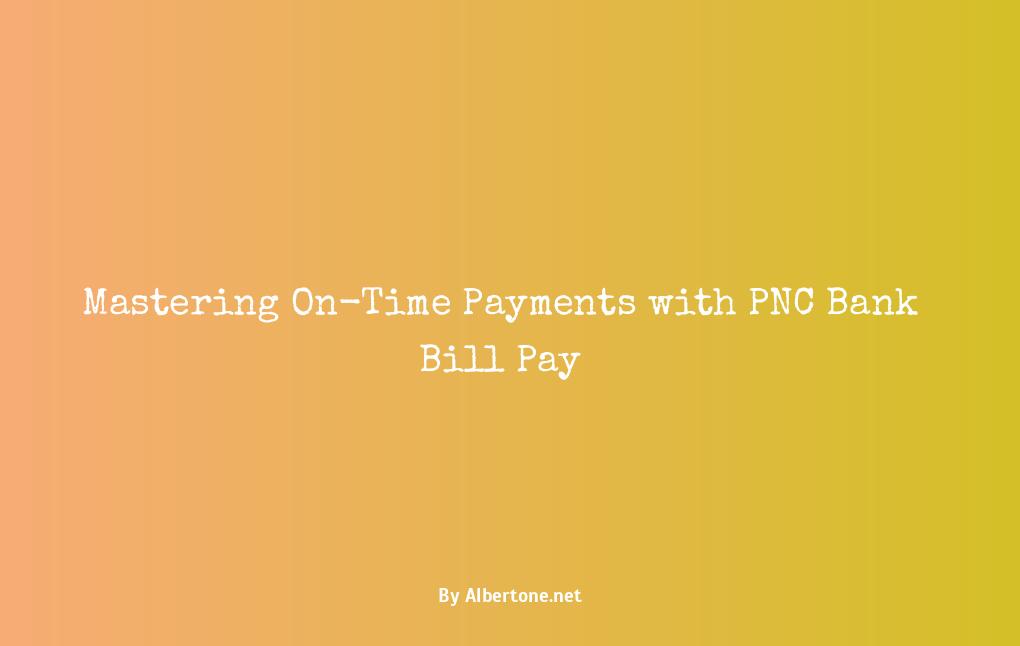 pnc bank bill pay