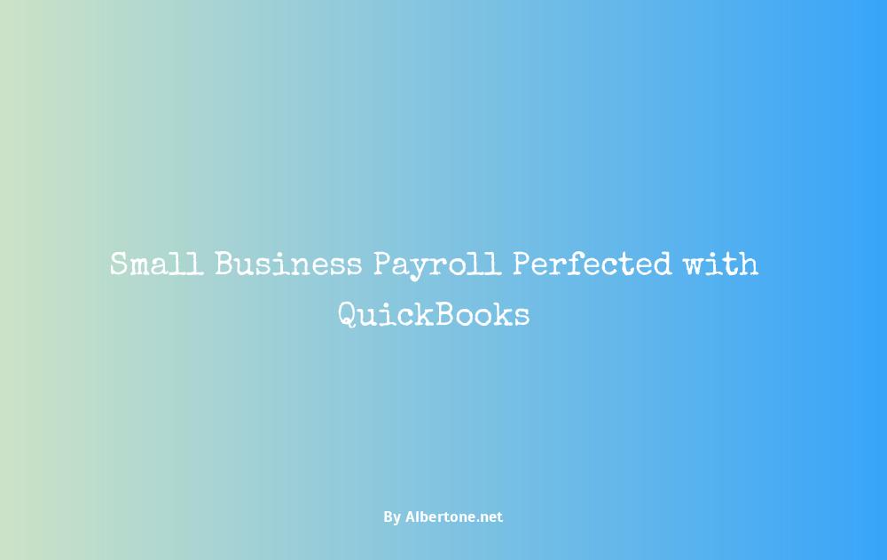 quickbooks for small business with payroll