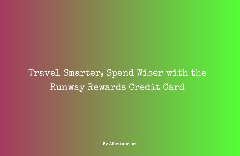 runway rewards credit card