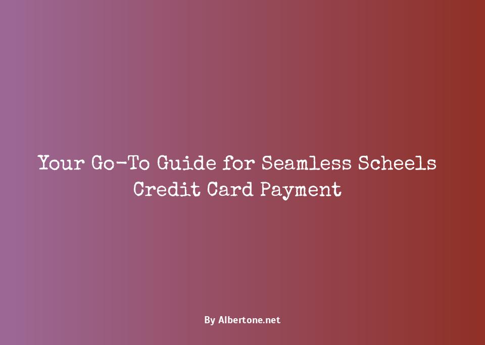 scheels credit card payment