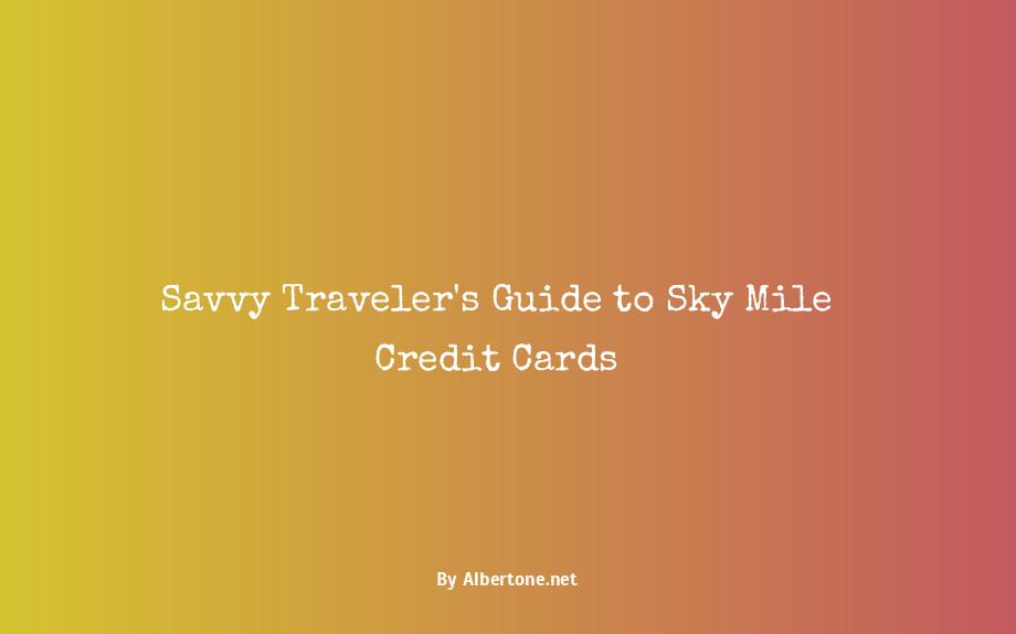 sky mile credit cards