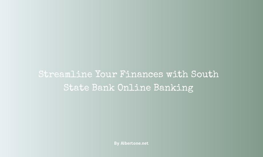 south state bank on line