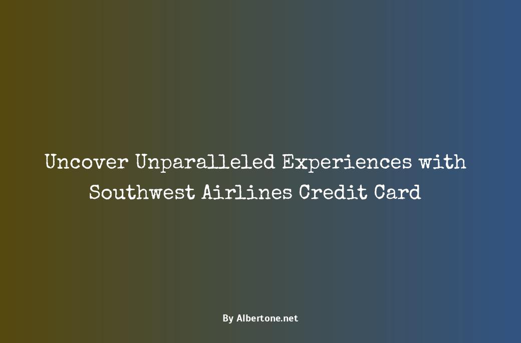 southwest airlines credit card