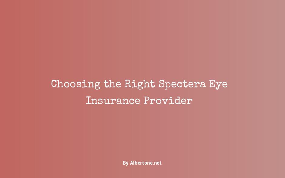 spectera eye insurance providers