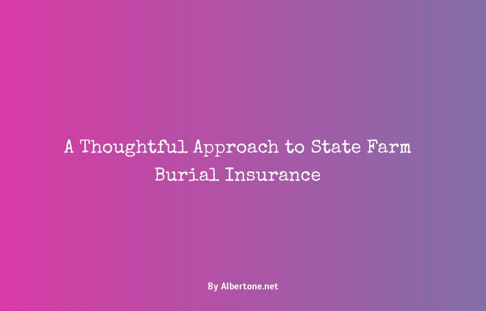 state farm burial insurance