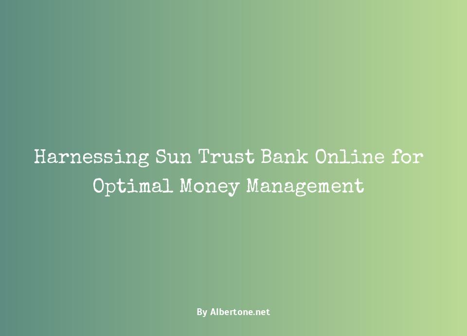 sun trust bank online