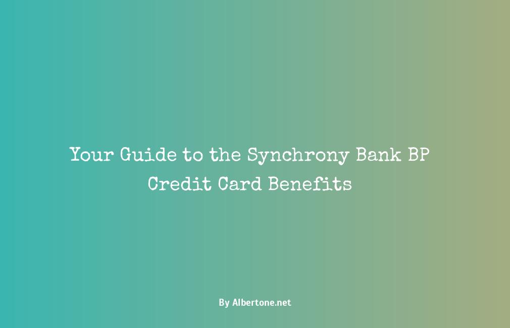 synchrony bank bp credit card