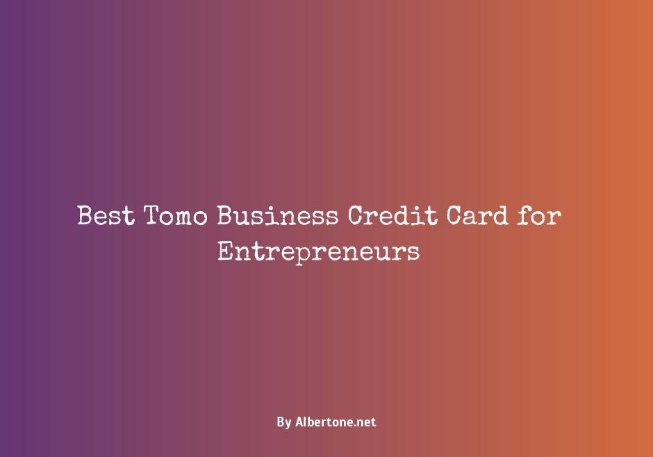 tomo business credit card