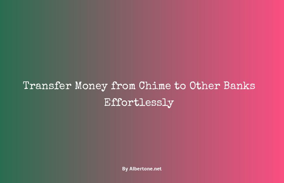 transfer money from chime to another bank