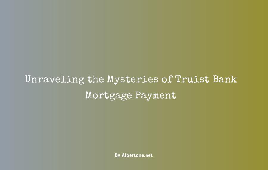 truist bank mortgage payment