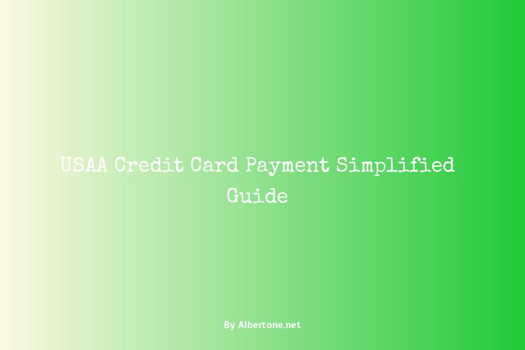 usaa credit card payment