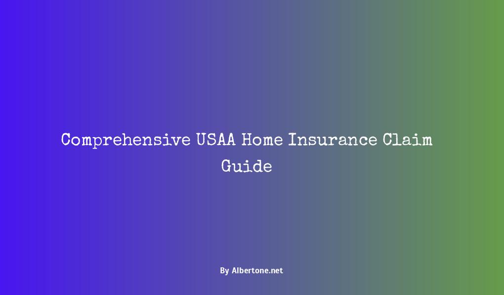 usaa home insurance claims