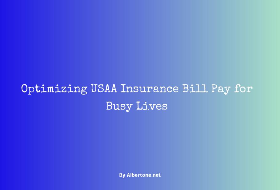 usaa insurance bill pay