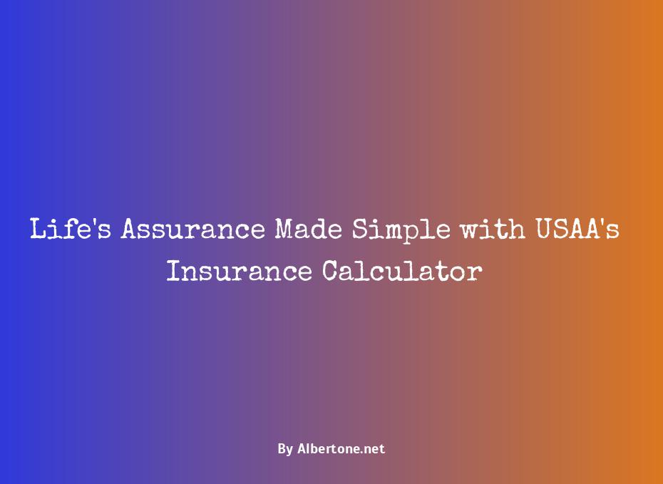 usaa life insurance calculator