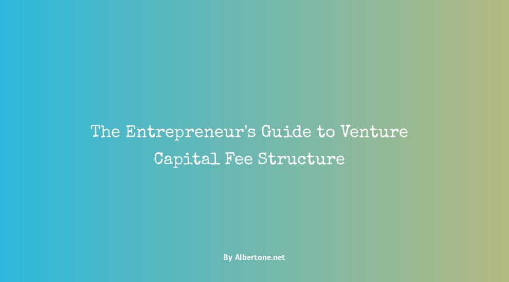 venture capital fee structure