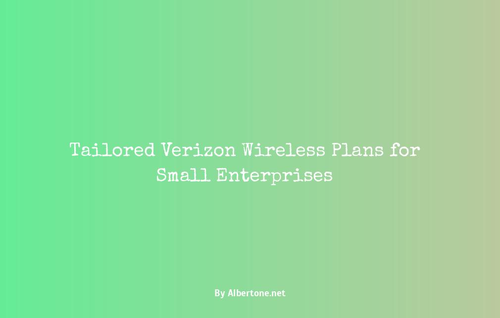 verizon small business wireless plans