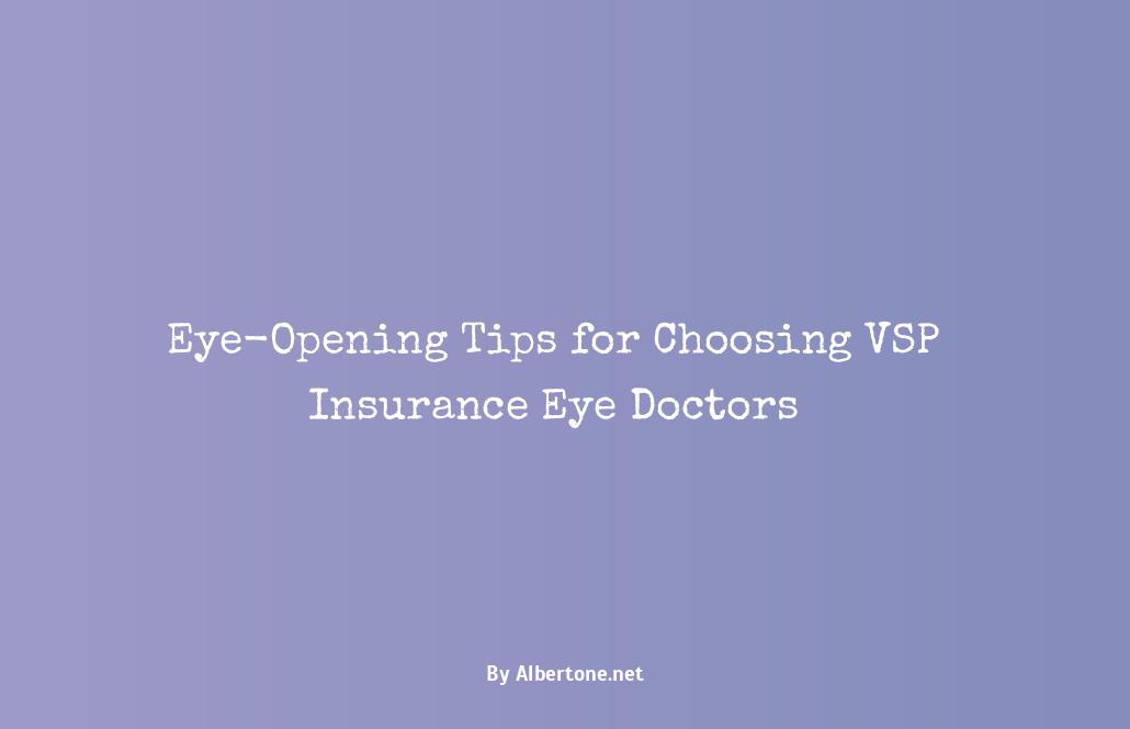 vsp insurance eye doctors