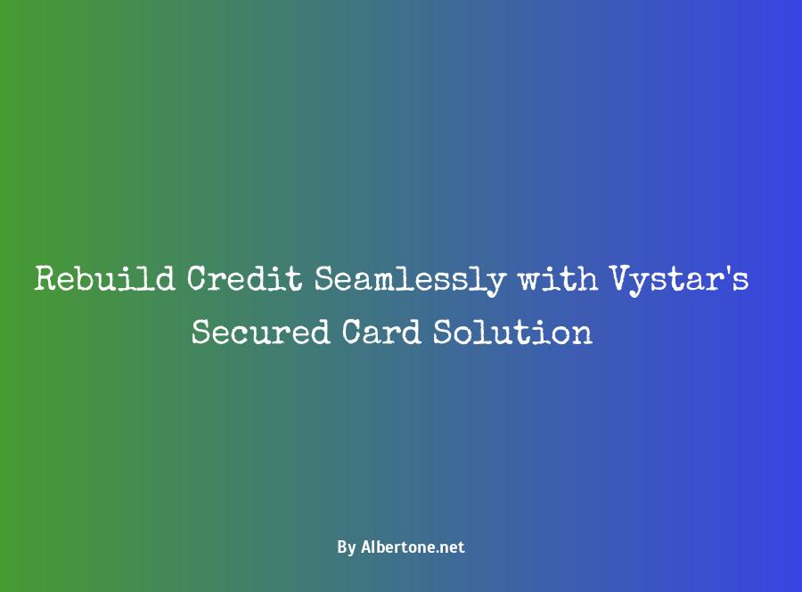 vystar secured credit card