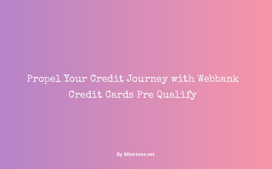 webbank credit cards pre qualify