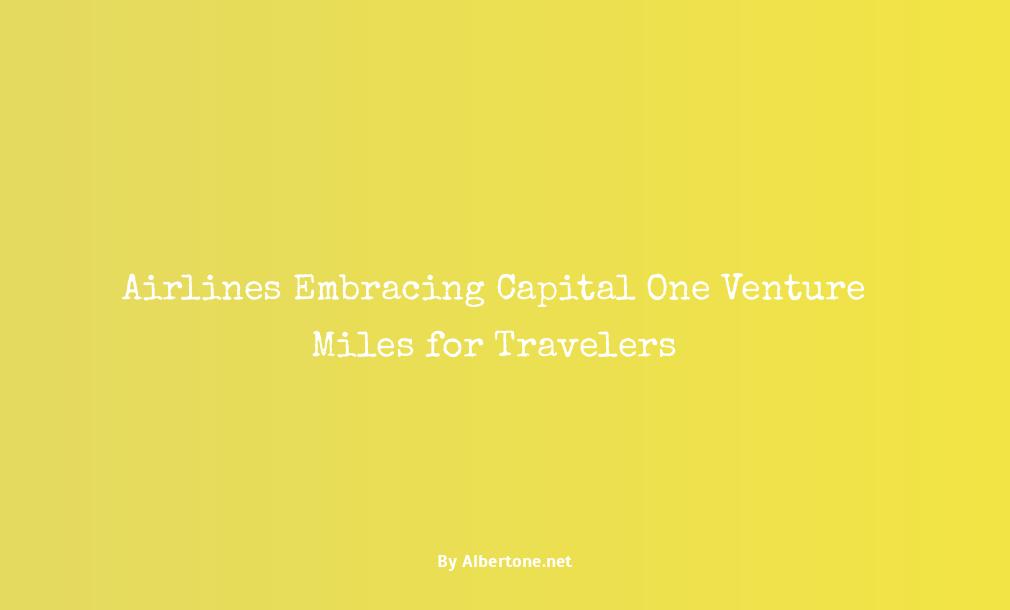 what airlines use capital one venture miles