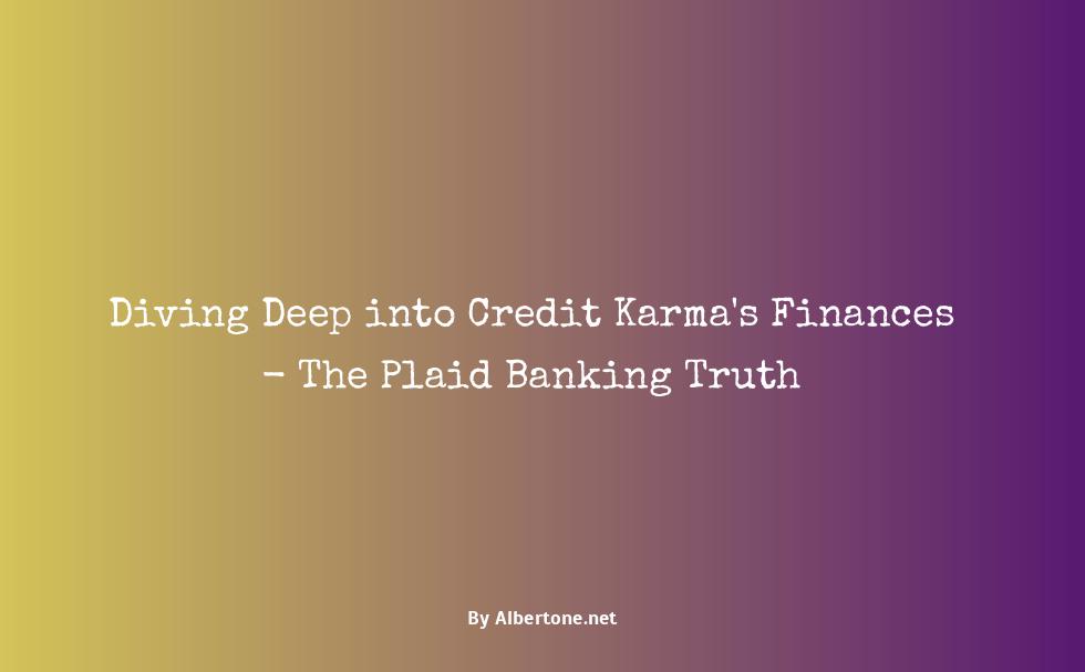 what bank is credit karma on plaid