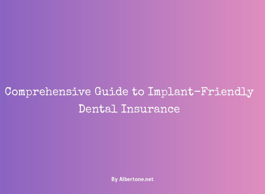 which dental insurance covers implants