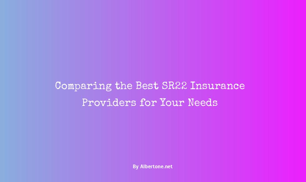 which insurance companies offer sr22