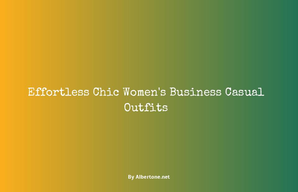 women's business casual outfits