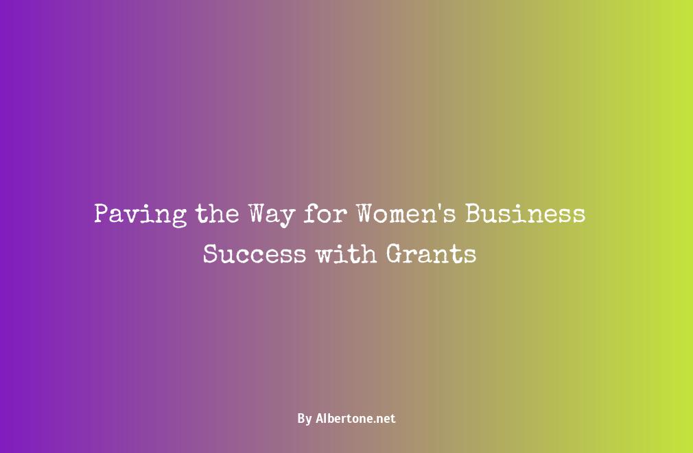 women's grants for starting business