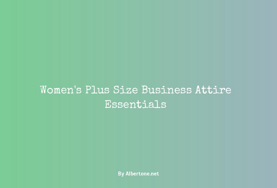 women's plus size business attire