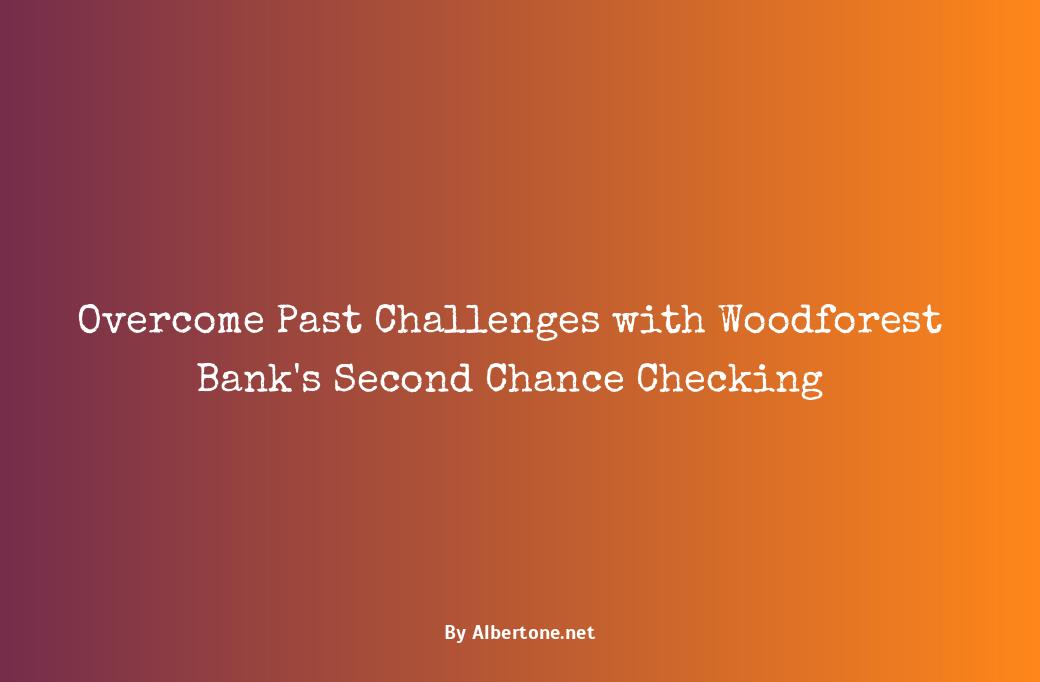 woodforest bank second chance checking