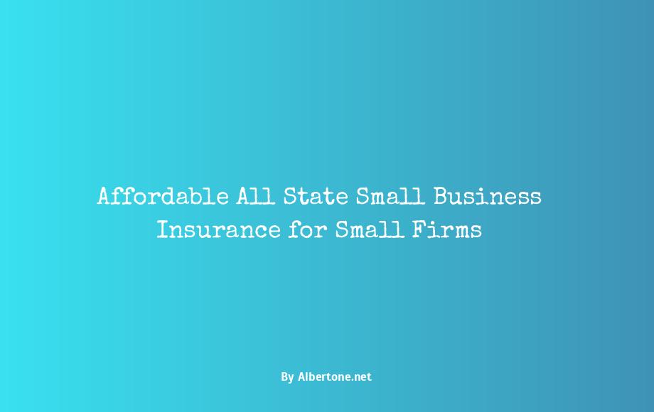 all state small business insurance