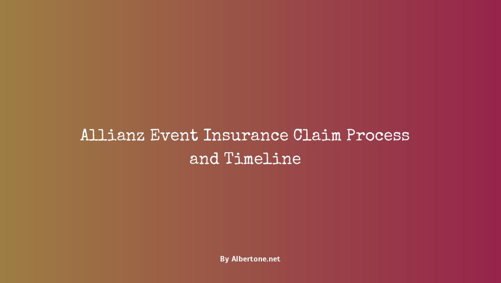 allianz event insurance claim