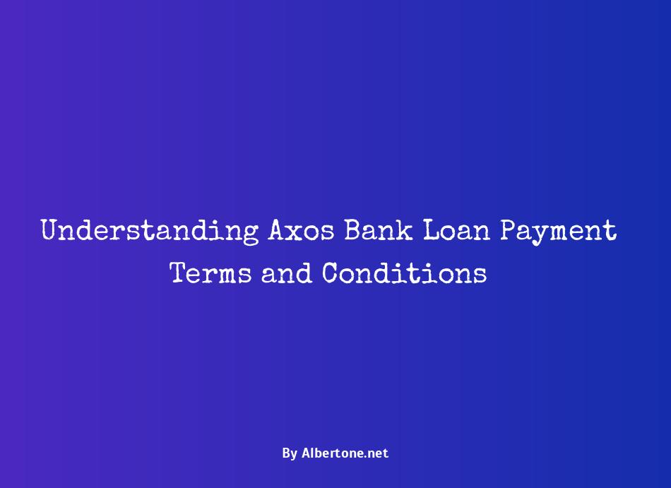 axos bank loan payment