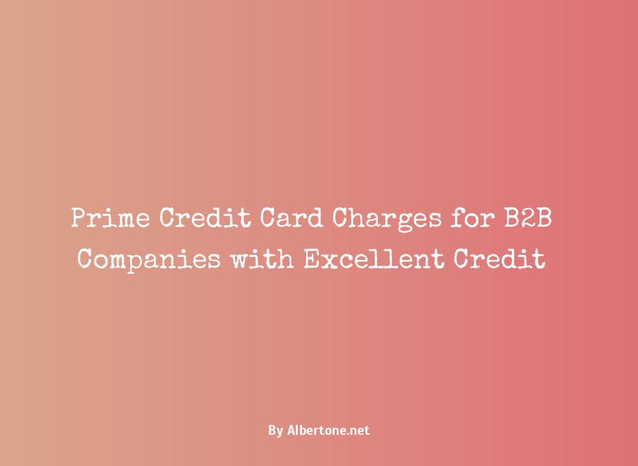 b2b prime charge on credit card