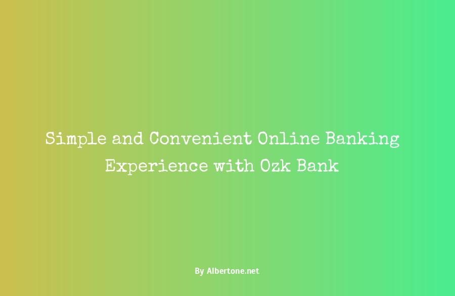 bank ozk online banking