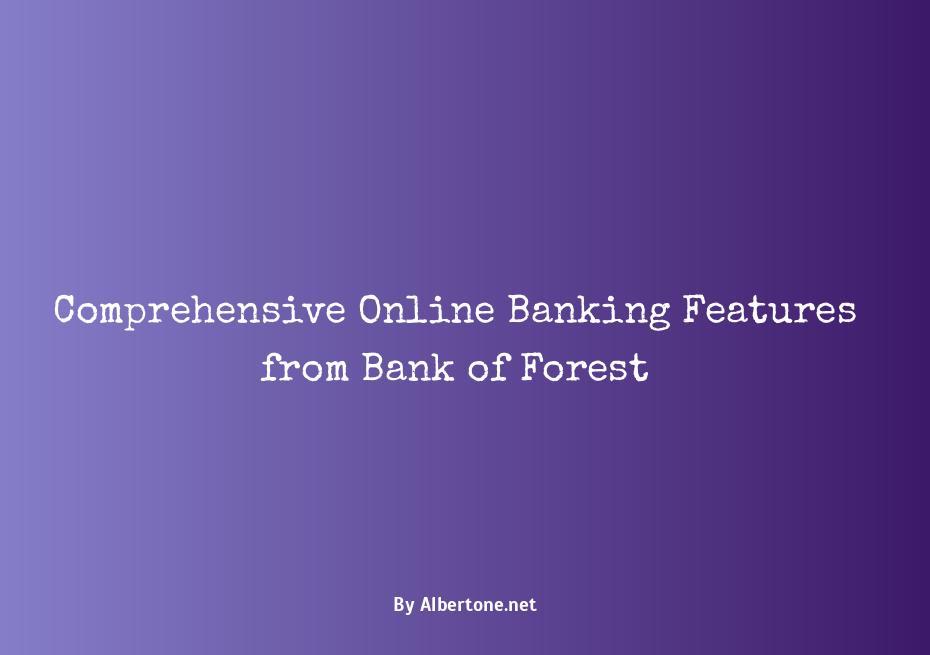 bank of forest online banking