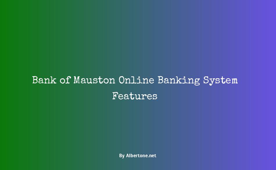 bank of mauston online banking