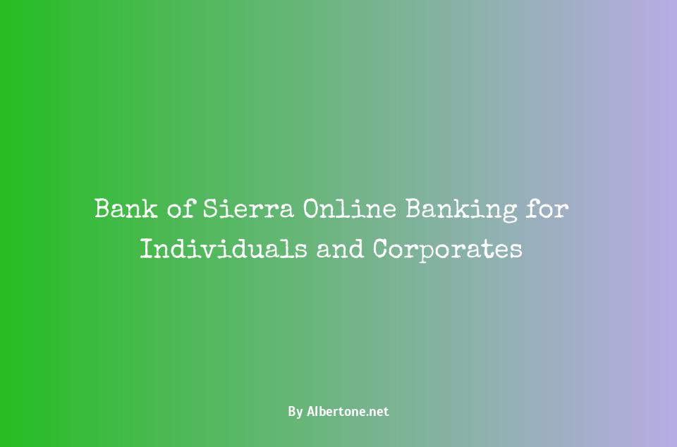 bank of the sierra online