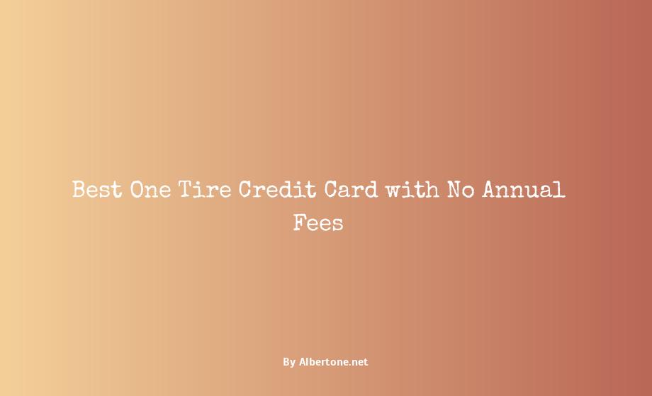 best one tire credit card