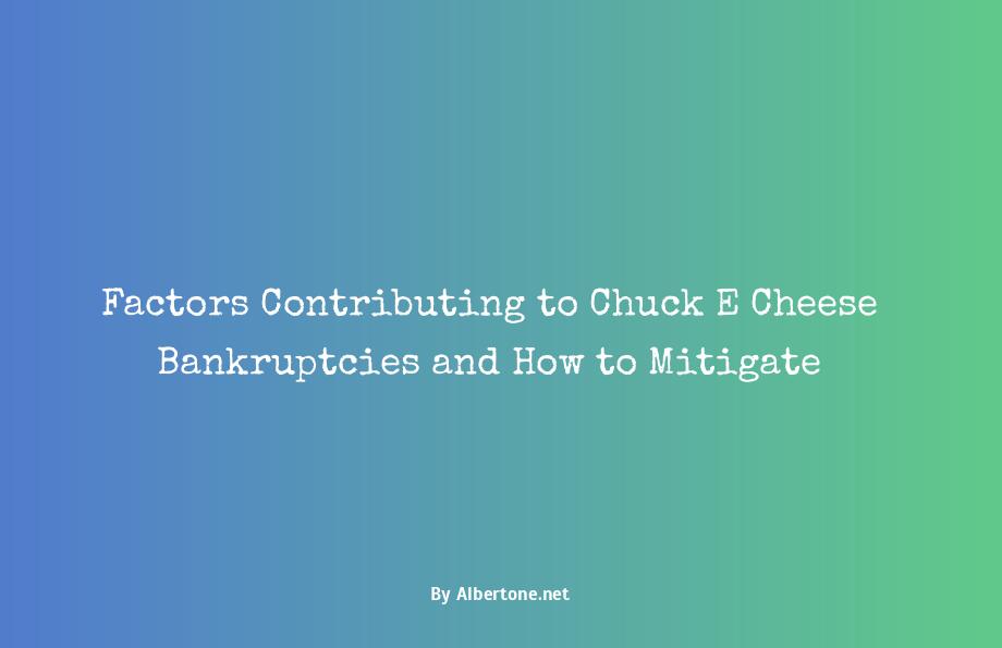 chuck e cheese bankruptcies