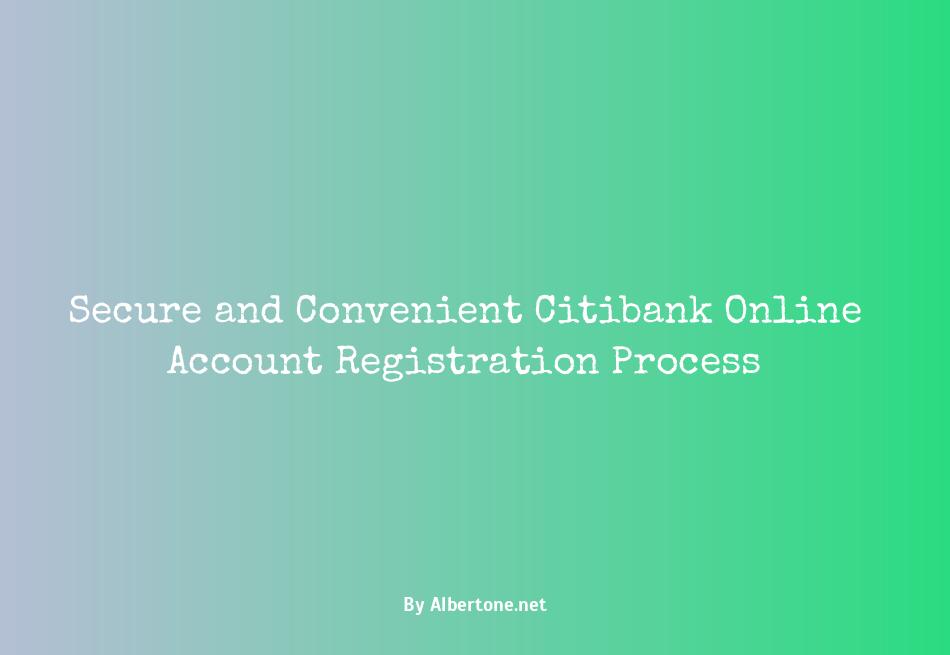 citibank online account registration